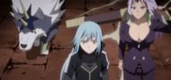 Rimuru in between, Ranga on the left, and Shinon on the right (Image via Eight Bitt)